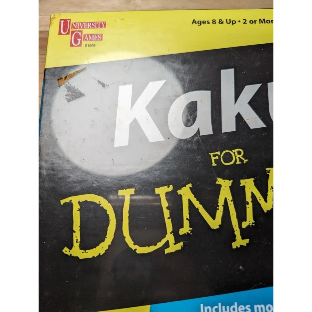 University Games 01506 Kakuro for Dummies The Game‎ 40 puzzles Sealed Game Night